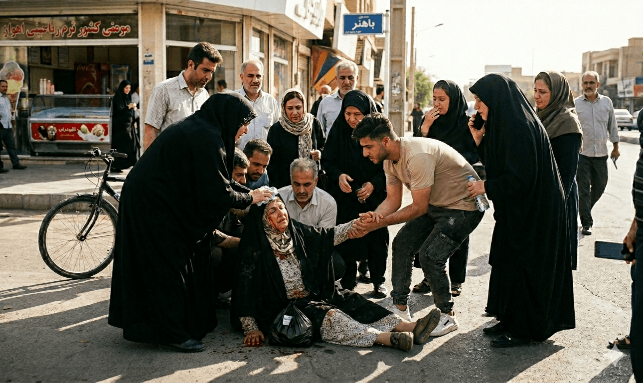وقتی «کشور» بر زمین افتاد!